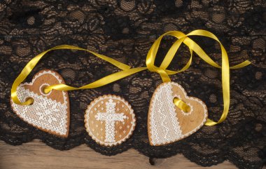 Paskalya kurabiyeleri. Bisküvi, çerez, fal kurabiyesi, tereyağlı kurabiye