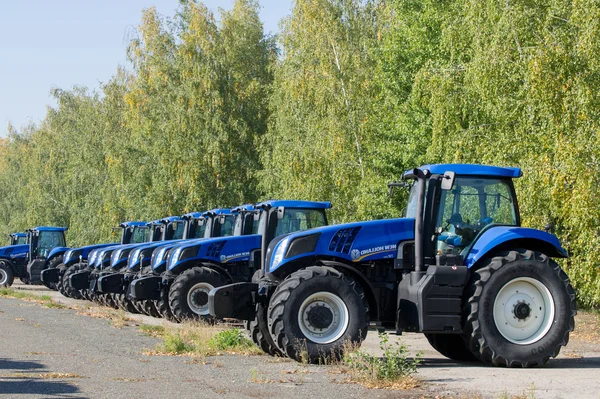 Rysk Republik Tatarstan Anläggning För Montering Jordbruksmaskiner September 2014 Tractor — Stockfoto