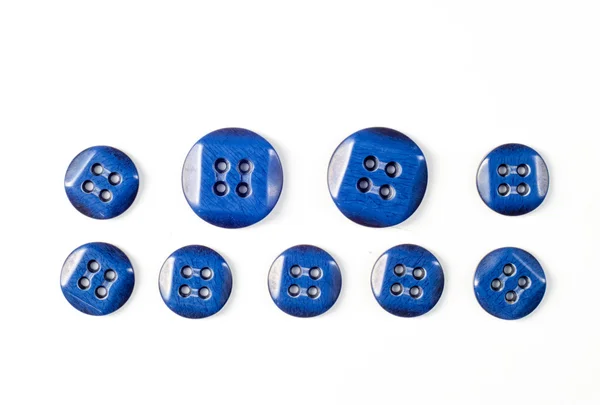 Buttons photographed in studio — Stock Photo, Image