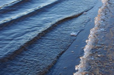 Kış peyzazh. Tekstura, arka plan, desen. donmuş buz kristal