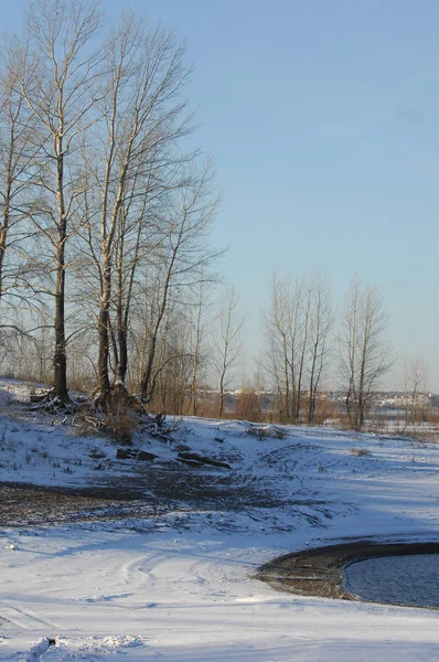 Winter Flut Winterzeit Winterschlaf Die Kälteste Jahreszeit Des Jahres Auf — Stockfoto