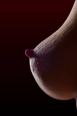 Kadın çıplak göğüsleri