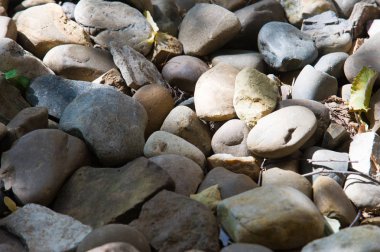 Doku, arka plan. çakıl taşları. düzgün ve yuvarlak su veya kum eylem tarafından yapılan küçük bir taş.