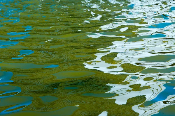 Reflexão Água Base Dos Fluidos Dos Organismos Vivos Arremesso Volta — Fotografia de Stock