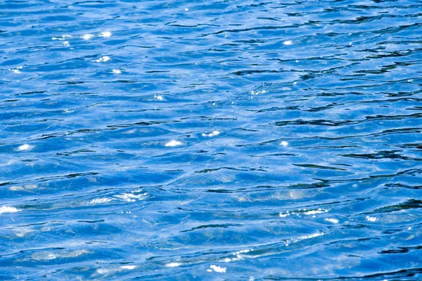 Sfondo Texture Acqua Piscina Fotografata Controluce Bagliore Del Sole Sulle — Foto Stock