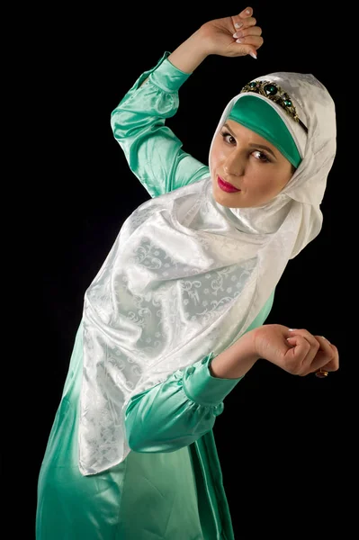 Hijab Den Islamiska Slöjan För Kvinnor Och Allmänna Kläder Döljer — Stockfoto