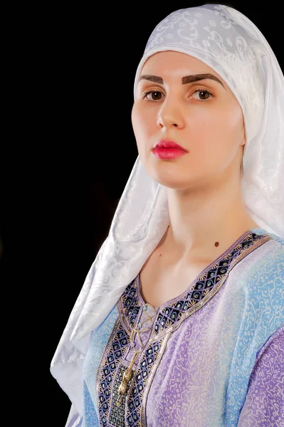 Chica Hiyab Una Mujer Musulmana Novia — Foto de Stock