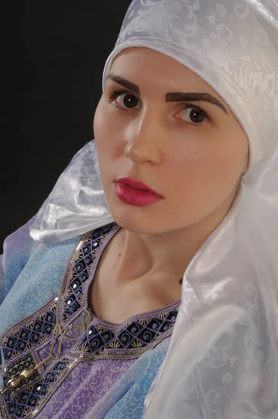 ヒジャーブ イスラム教徒の女性 ガール フレンドの女の子 — ストック写真
