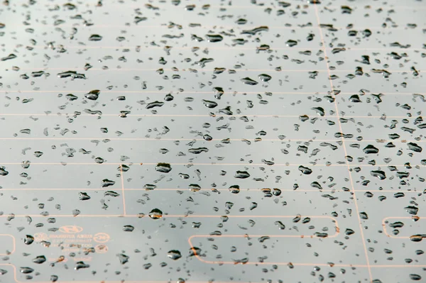 텍스처 배경입니다 빗방울입니다 자동차의 건물이 차량에 페인트 — 스톡 사진