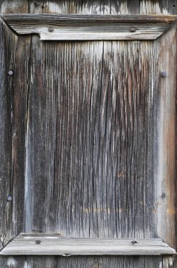 Doku eski ahşap yapı. 