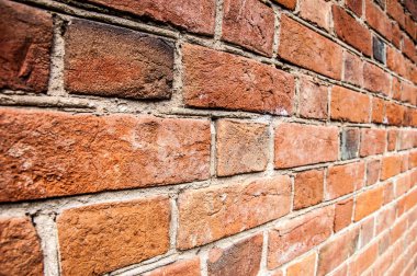 doku tuğla. Eski tuğla bina dokusuna