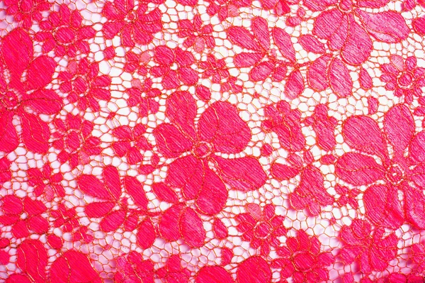 Texture Lace Fine Open Fabric Typically One Cotton Silk Made — Stock Photo, Image