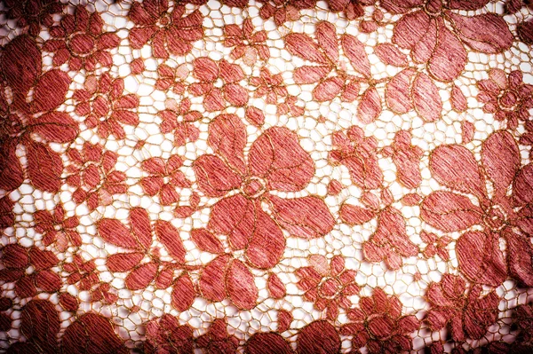 Texture Lace Fine Open Fabric Typically One Cotton Silk Made — Stock Photo, Image