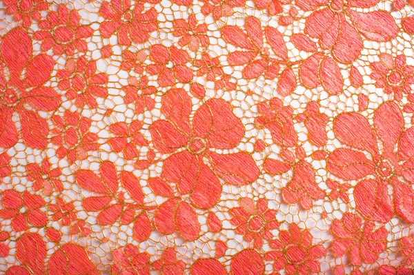 Texture Lace Fine Open Fabric Typically One Cotton Silk Made — Stock Photo, Image