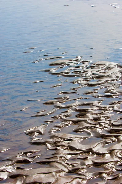 Die Textur Des Sandes Sand Der Wilden Natur — Stockfoto