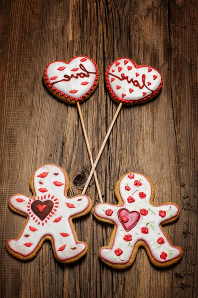 Cookies. Valentine's Day — Stock Photo, Image