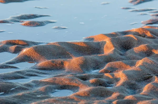 Die Textur Des Sandes Sand Der Wilden Natur — Stockfoto