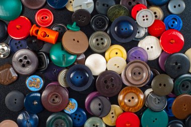 Düğmeleri farklı renk, boyut, fotoğraf stüdyosu