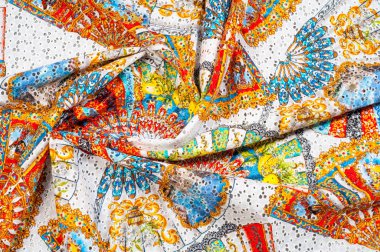 Veer. doku. Pamuk dantel. doku, tekstil, kumaş, kumaş, mater