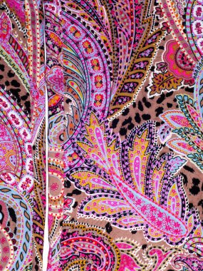 Kadınlar, pantolon pantolon. Soyut desen. Paisley (tasarım) doku