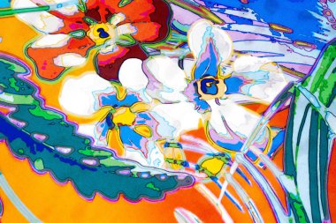 Kumaş doku stüdyo fotoğrafı