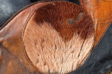 Cilt sanat. deri yamalari. doku