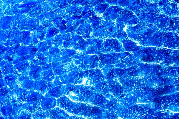 Texture, sfondo, pattern. l'acqua in piscina. Ondulazione di w — Foto Stock