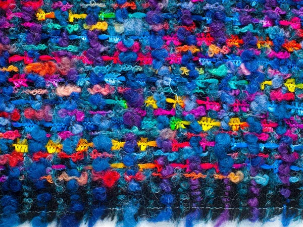 Woven Fabrics Coarse Thread Tissue Textile Cloth Fabric Material Texture — Stock Photo, Image
