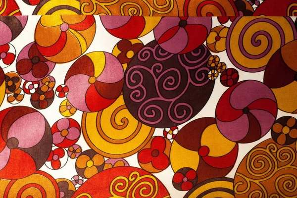 Immagine Colorata Palle Tissue Textile Fabric Material Texture Image Balls — Stock Photo, Image