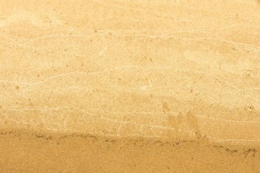 Doku, arka plan. kum plaj. gevşek taneli madde, soluk sarımsı kahverengi, silisli ve diğer kayalar erozyon kaynaklanan ve plajları büyük bir kurucu şekillendirme,