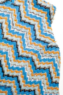 Missoni kumaş yün doku. Desen kazak