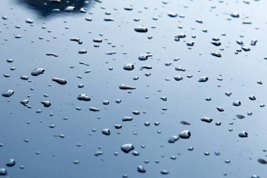 Doku arka plan. boya üzerinde yağmur damlaları. Su damlaları şeklinde Yağış.