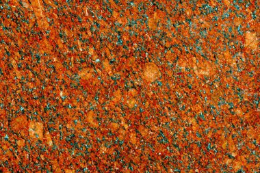 Doku, arka plan. Granit döşeme, Hard rock taneli kuvars, feldspat ve mika yapısı. Granit taş arka plan. 