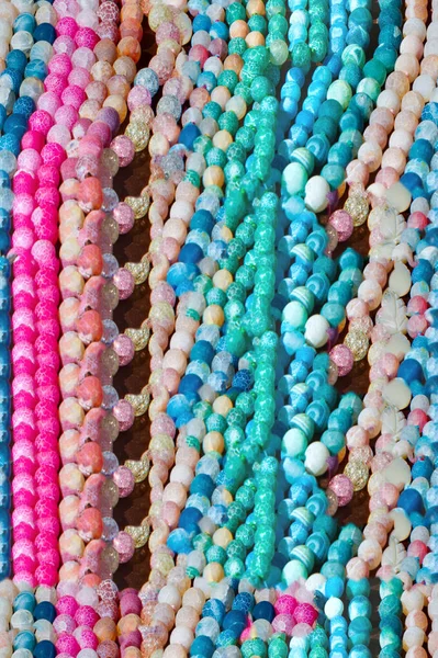 Seamless Texture Background Women Beads Wear Neck Decoration Form Beads — Stock Photo, Image