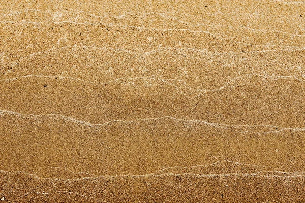 纹理背景 在海滩上的沙子 松散的颗粒状物质 苍白黄棕色 因及硅质岩的侵蚀和形成的海滩主要成分 — 图库照片