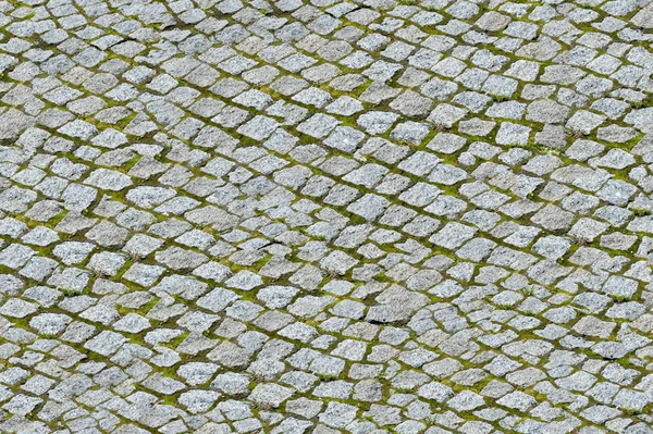 无缝的纹理 花岗岩路面 铺就或覆盖着沥青路面街道 — 图库照片