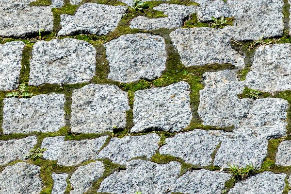 Textura Sin Costuras Fondo Pavimento Granito Pavimentado Cubierto Con Asfalto — Foto de Stock