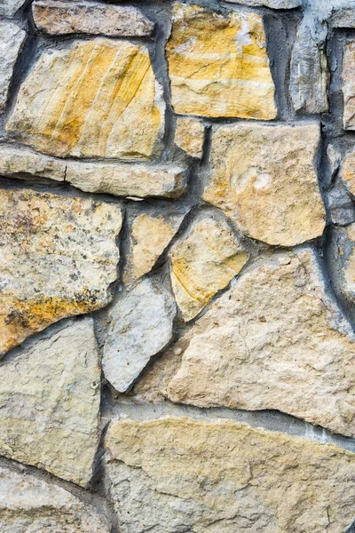 Texture Background Background Wild Stone Wall Lined Sandstone Granite — Stock Photo, Image