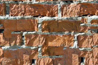 Doku, arka plan, seamless modeli. Bu tasarımcıları için yararlı olur. Eski tuğla duvar. Pişmiş toprak, upotr bar. binalar için.