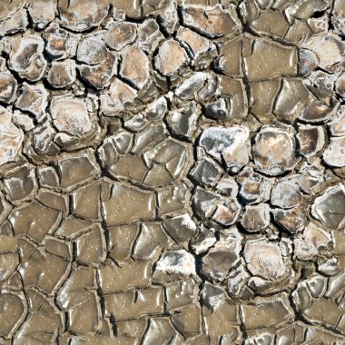 Doku, arka plan, kusursuz desen. Bu tasarımcılar için yararlı. Toprakta bir çatlak, kuraklık, güneş. Su yokluğu. Yüzeydeki dar oluğu kes.