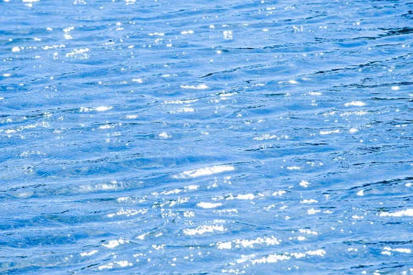 Textuur Achtergrond Het Water Het Zwembad Gefotografeerd Het Licht Van — Stockfoto