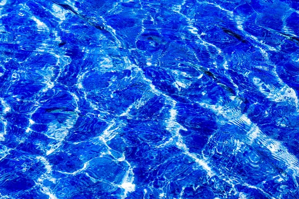 Textura Fundo Textura Fundo Água Piscina Fotografada Sob Luz Contador — Fotografia de Stock