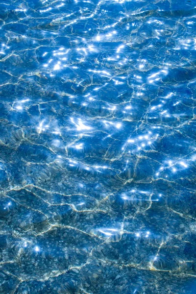 Textury Pozadí Textury Pozadí Voda Bazénu Fotografoval Proti Světle Záři — Stock fotografie