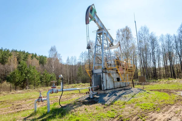 Oliepompen Olie Industrie Apparatuur Olie Pomp Olie Tuig Energie Industriële — Stockfoto