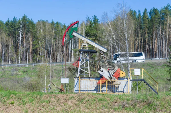 Pompy Oleju Sprzęt Dla Przemysłu Ropy Naftowej Olej Pompa Oleju — Zdjęcie stockowe