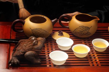Tea party on the Chinese traditions