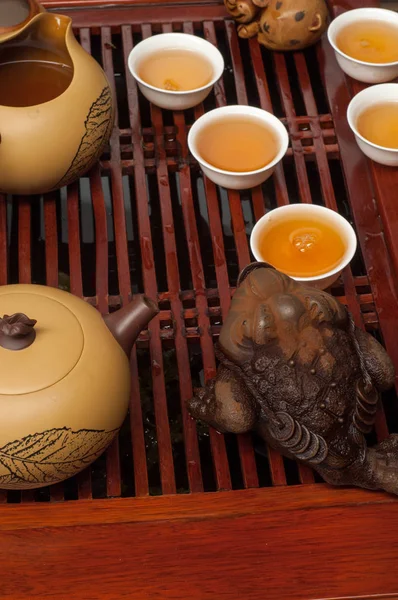 Herbata Chińska Kultura Odnosi Się Jak Herbata Jest Gotowa Także — Zdjęcie stockowe