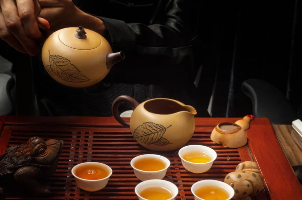 Tea party na chińskich tradycji — Zdjęcie stockowe