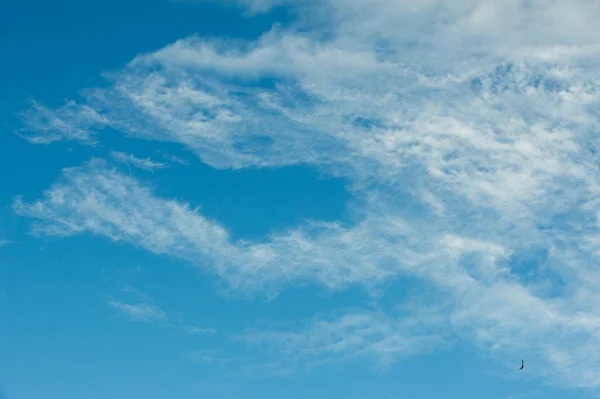 Textur Hintergrund Wolken Himmel Von Einem Hubschrauber Aus Fotografiert Eine — Stockfoto