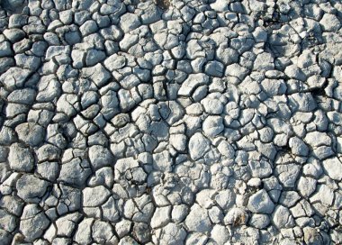 Yere çatlaklar. kuraklık. toprak erozyonu, kırık doku. Kuru kırık zemin. 